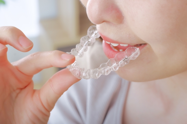 通販などの市販のマウスピースの着用
